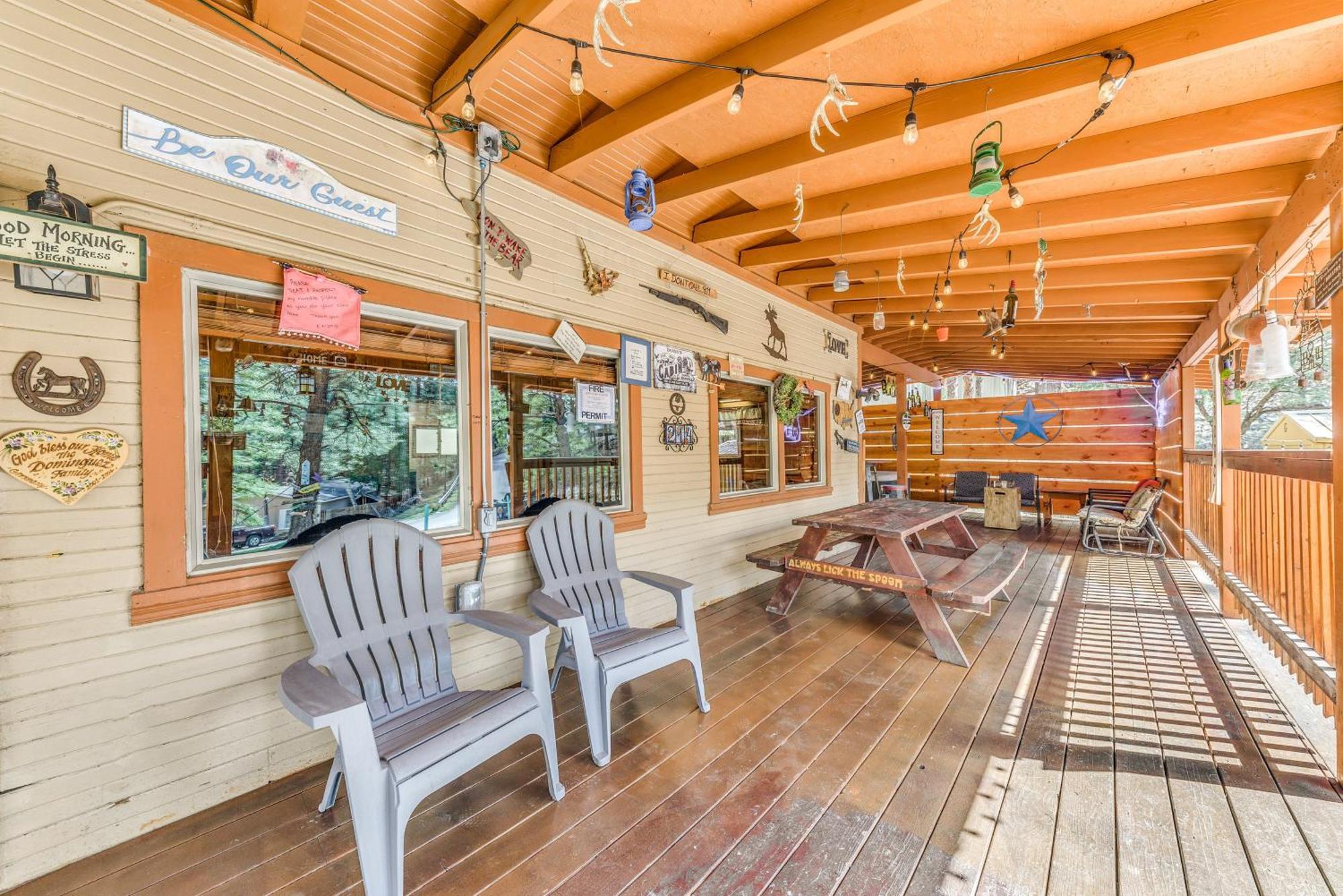 Ruidoso Cabin With Hot Tub - 2 Mi To Grindstone Lake Exterior photo